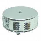 Chrome air cleaner with louvers