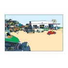 Affiche  "GARAGE DE LA PLAGE"  (50 x 70cm)