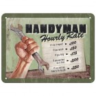 Tôle peinte emboutie 15x20cm Handyman Hourly Rate