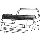 Couvre capote TMI en vinyl noir pour Golf 1 Cabriolet 80-81