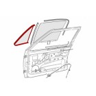 Front 1/4 Window Seal, for chrome trim, Mk1 Golf, Left