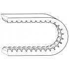 Courroie d'alternateur AVX10x950mm pour Golf 1 1500-1800cc sans direction assistée