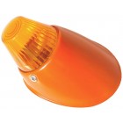 Left-hand amber shell-type direction indicator light for Beetle 55-57 & Bus 58-63